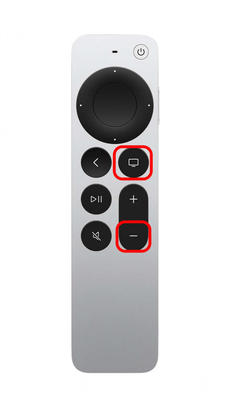 Tryk og hold knapperne TV og volumen op nede samtidigt i mindst fem sekunder.