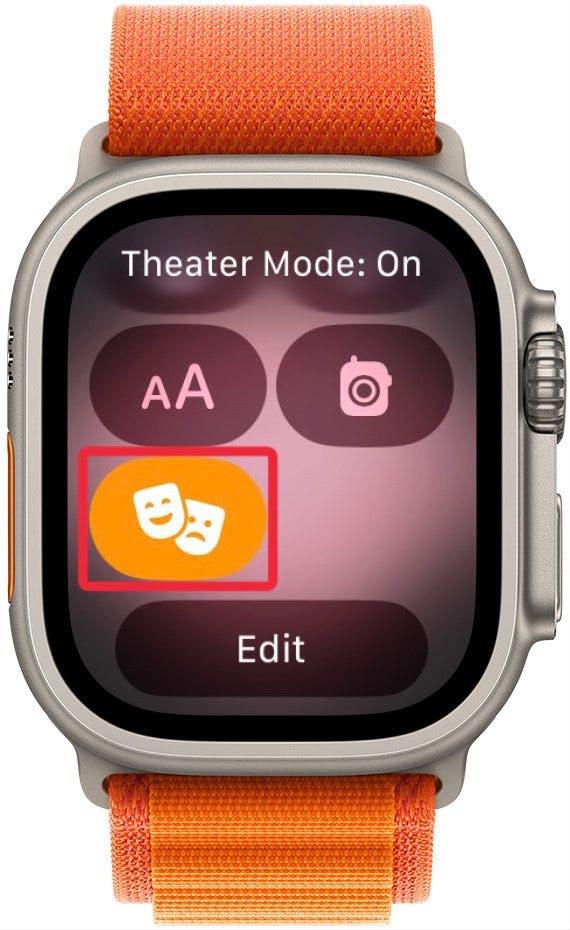 vypnutí režimu divadla na hodinkách apple watch