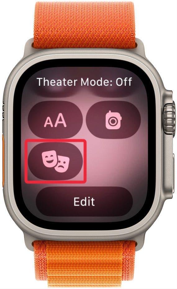 vypnutí režimu divadla na hodinkách apple watch