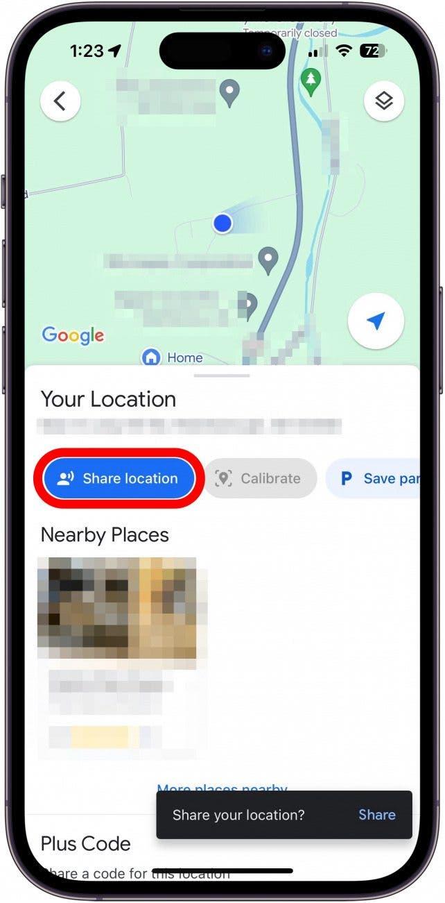 Standortfreigabe von iphone zu android