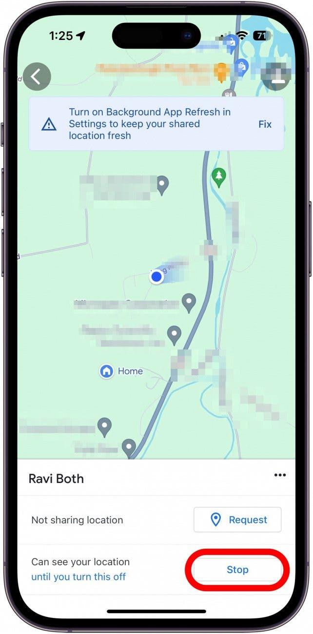 cómo compartir la ubicación del iphone con android