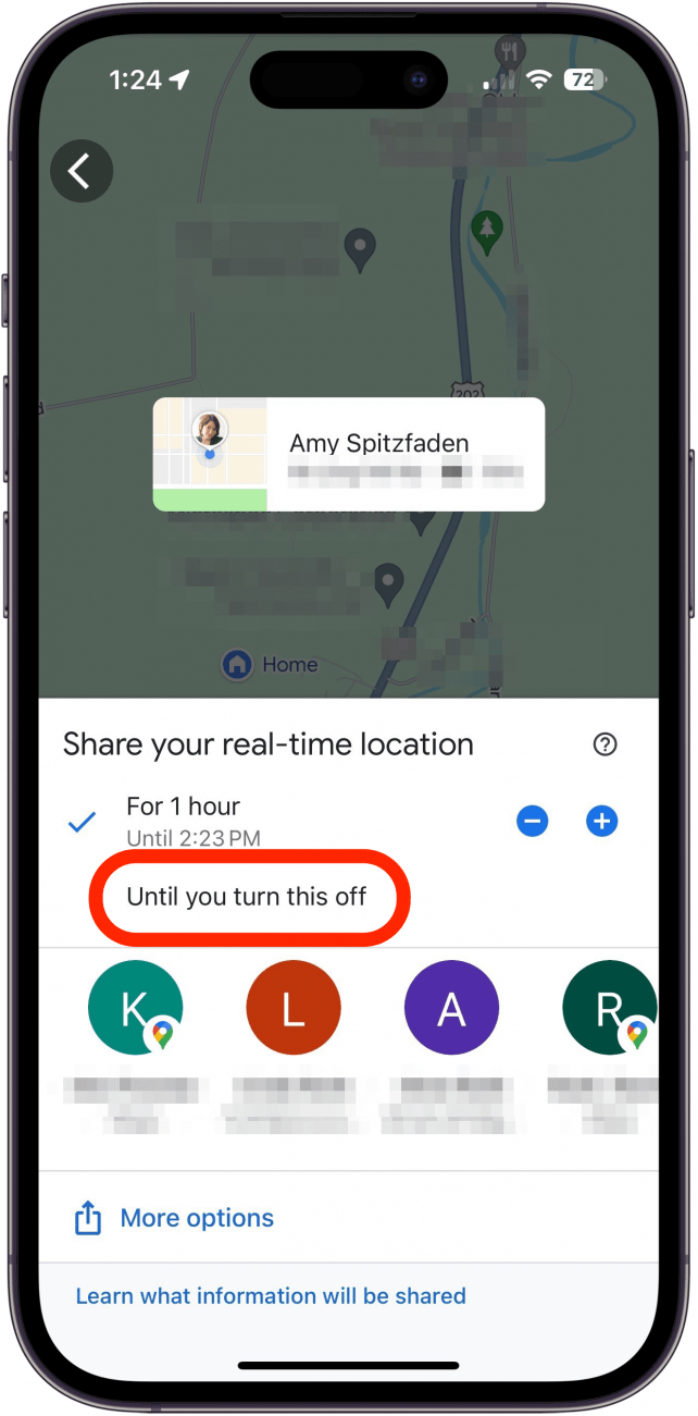 ¿puede el iphone compartir la ubicación con android?