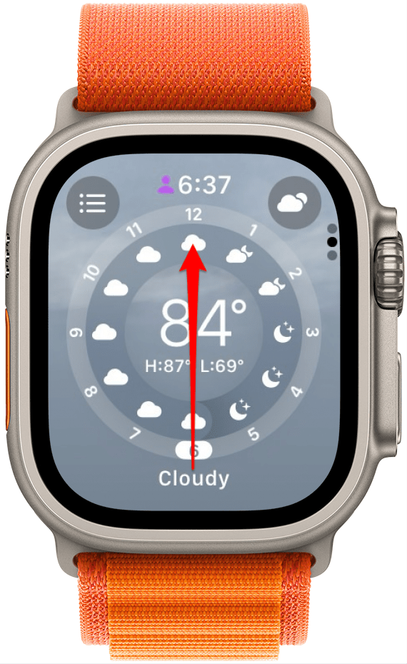 apple watch weather