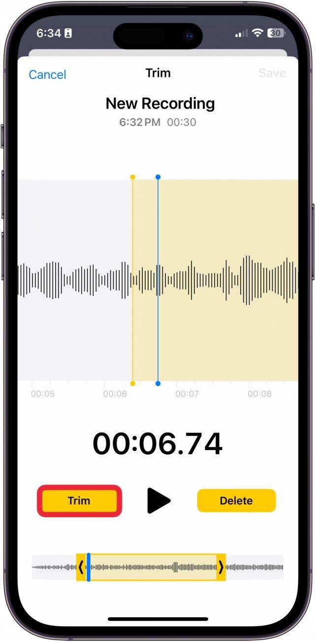 как да редактирате аудиофайлове в iphone