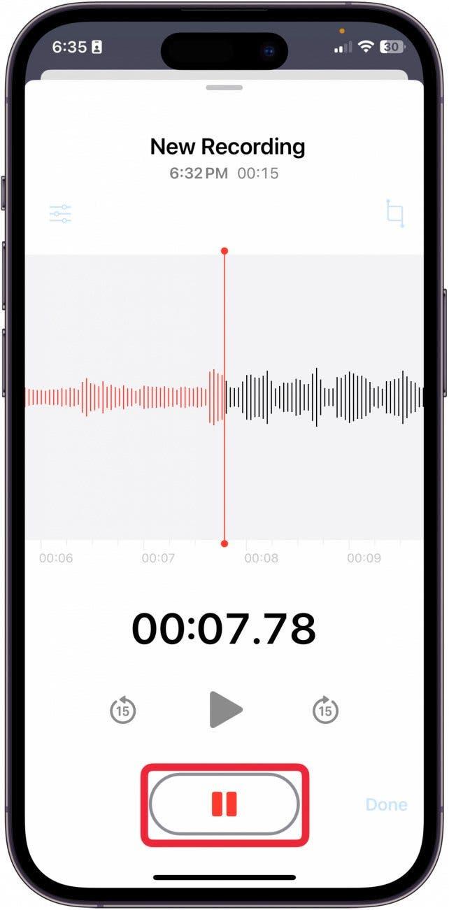 Audio auf dem iphone bearbeiten