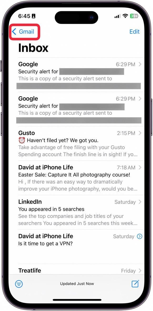 hvordan man tilføjer ny gmail-konto i iphone