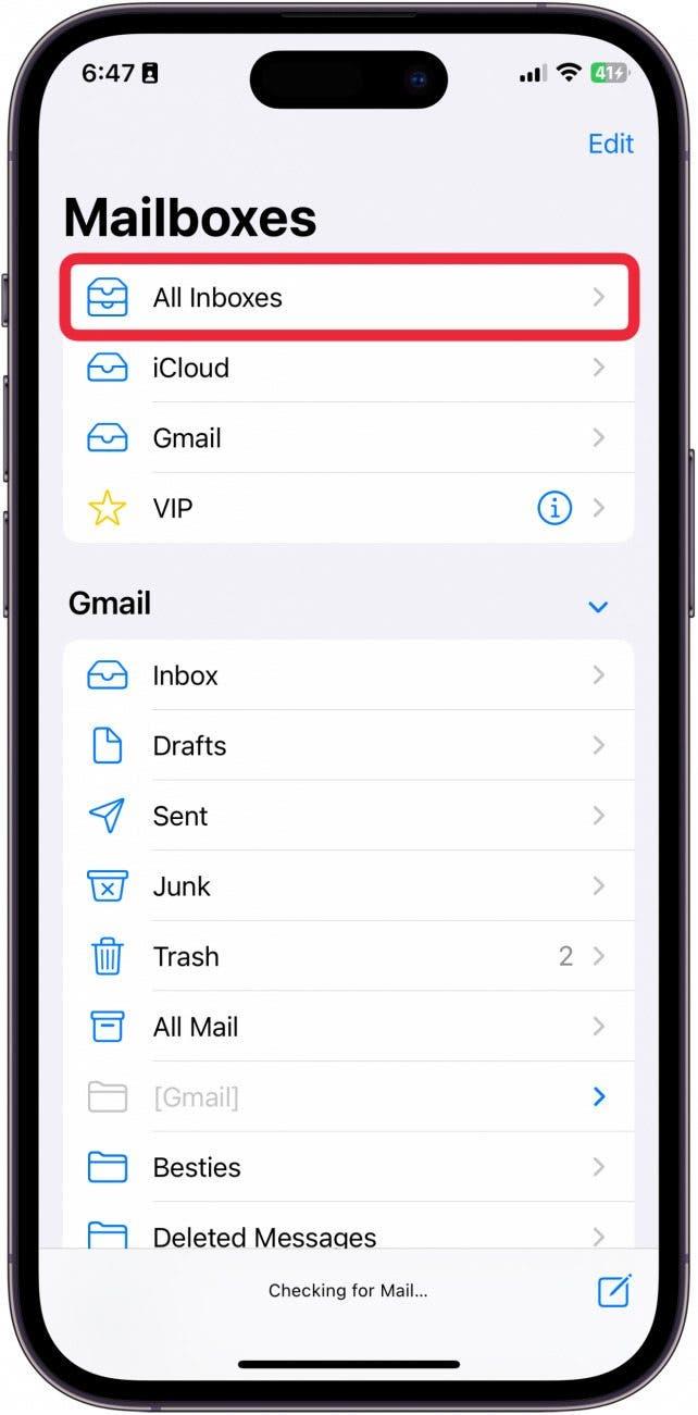 configuration de gmail dans apple mail