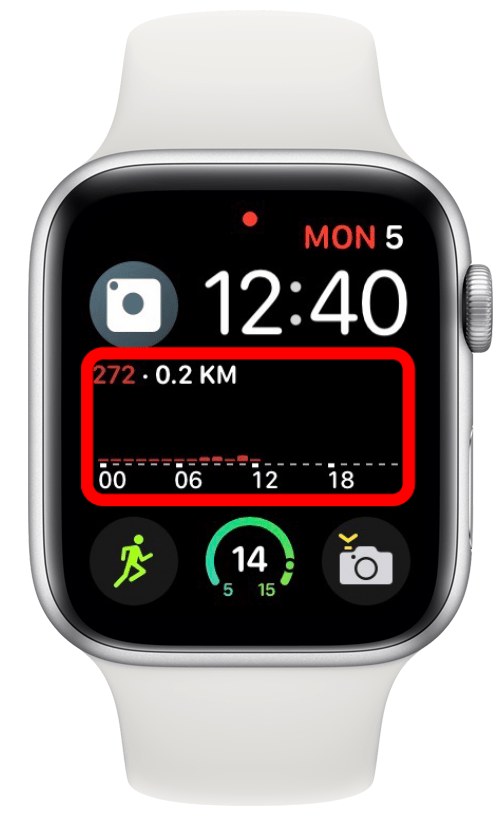 Podomètre++ affiche vos pas sur le cadran de votre Apple Watch