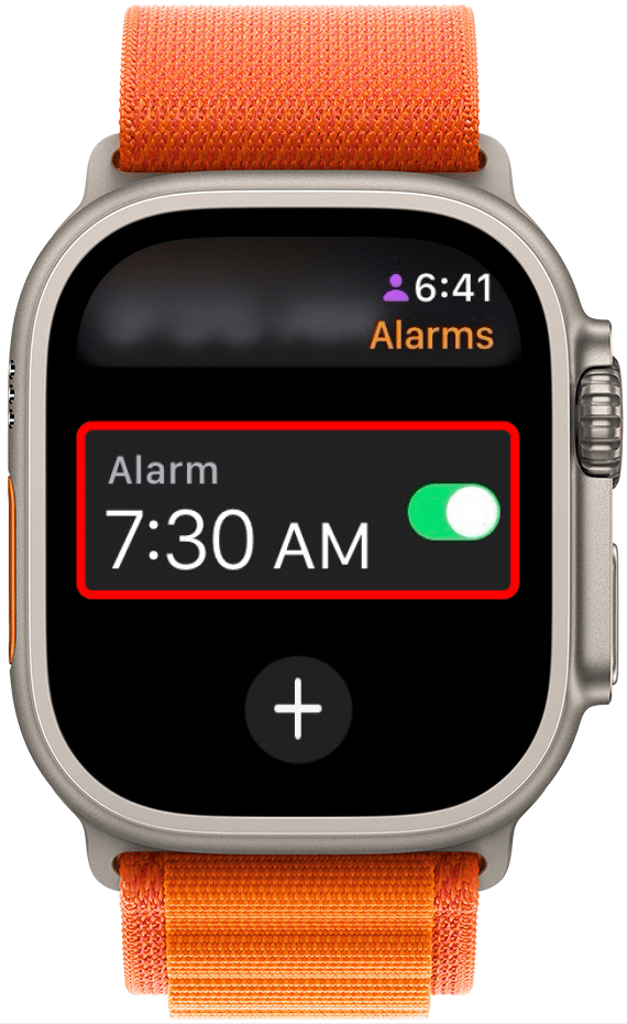 slå av alarmen på Apple Watch