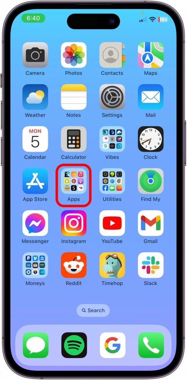 Wie man Apps aus Ordnern auf dem iPhone entfernt