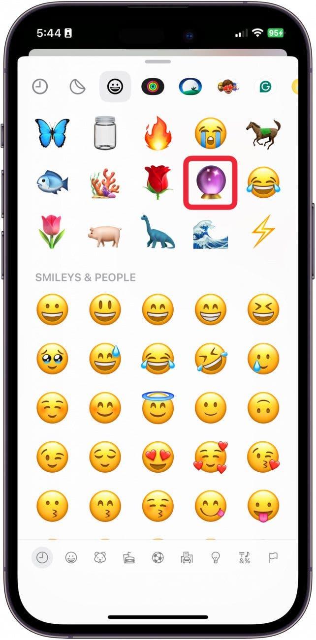 kombiner emojis iphone