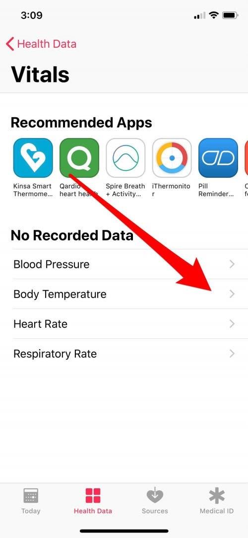 apple health app