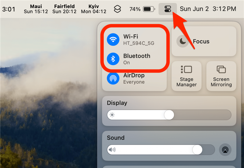 Vergewissern Sie sich, dass die Tastatur über Bluetooth, Wi-Fi und/oder einen drahtlosen Tastatur-Dongle richtig mit Ihrem Mac verbunden ist.