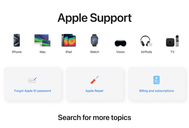 Si aucune de ces astuces ne vous aide, vous devrez contacter l'assistance Apple.