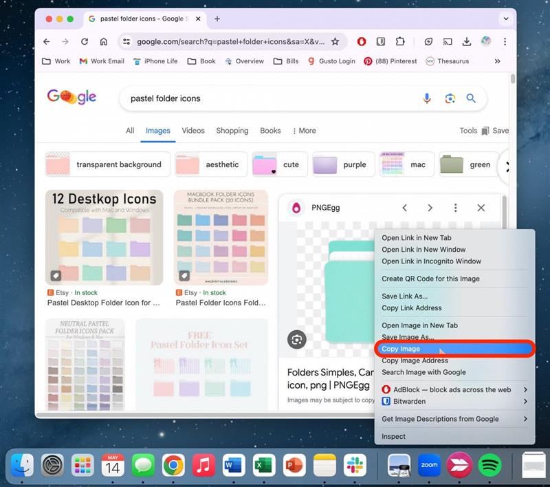como mudar a cor de uma pasta no macbook