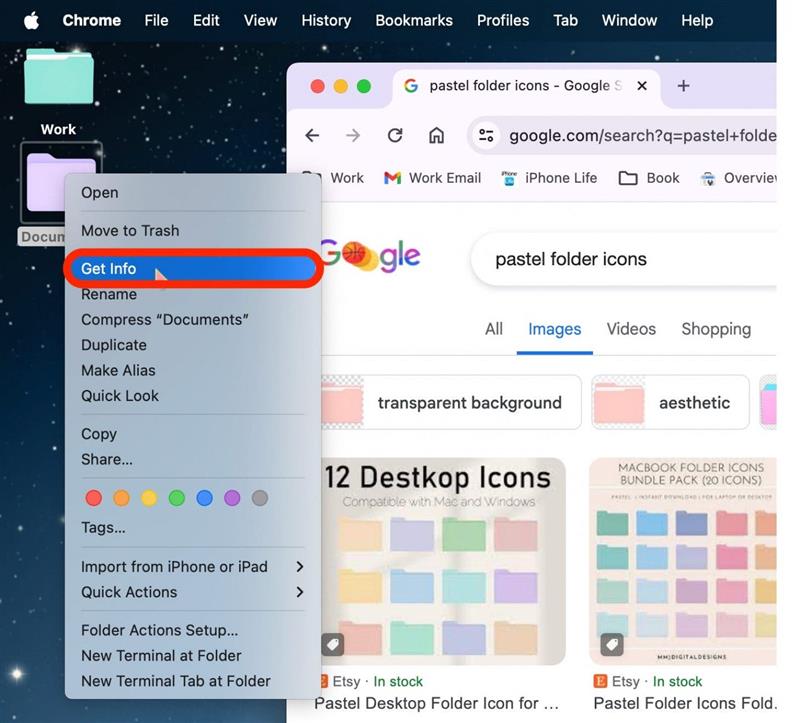 промяна на цвета на папката в mac