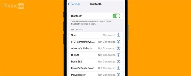 iPhoneでBluetoothをオンにする方法