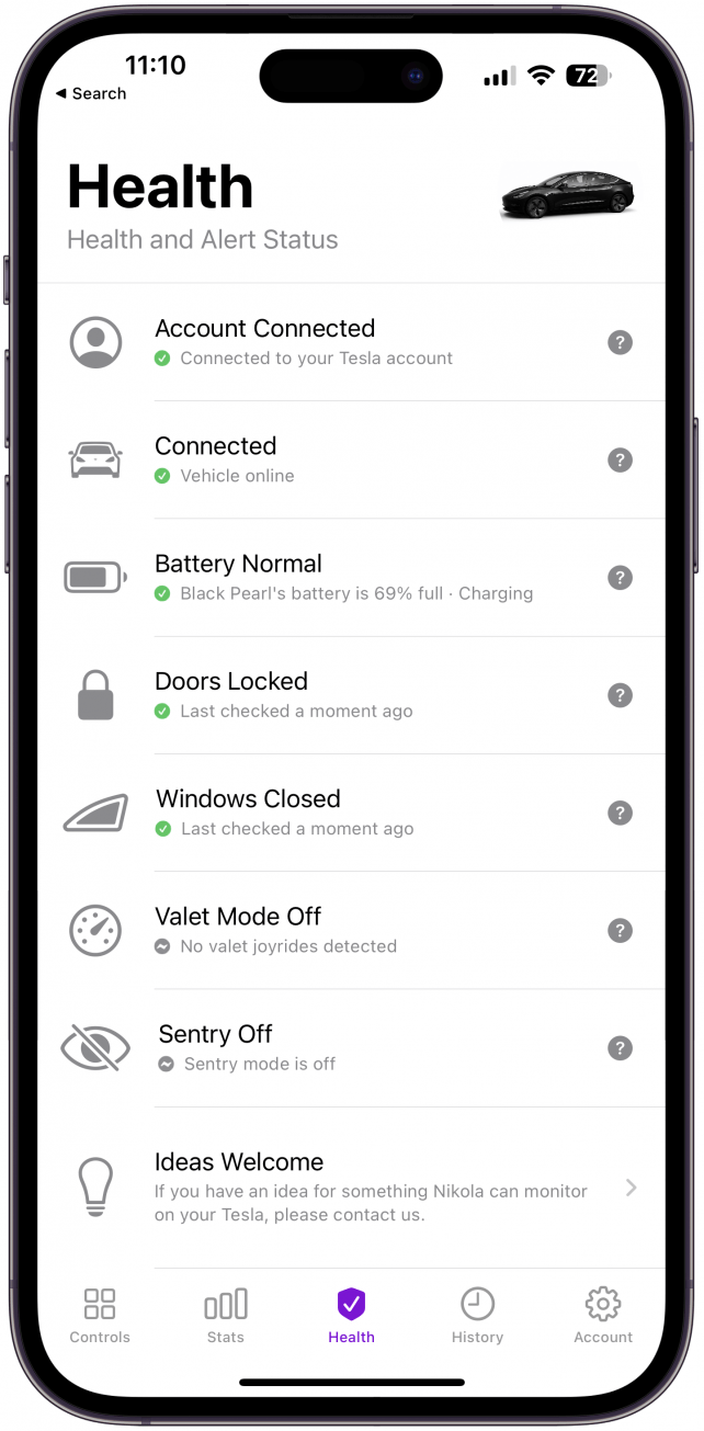 앱 개선에 도움을 주고 싶은 전기차 애호가를 위한 최고의 Tesla 앱