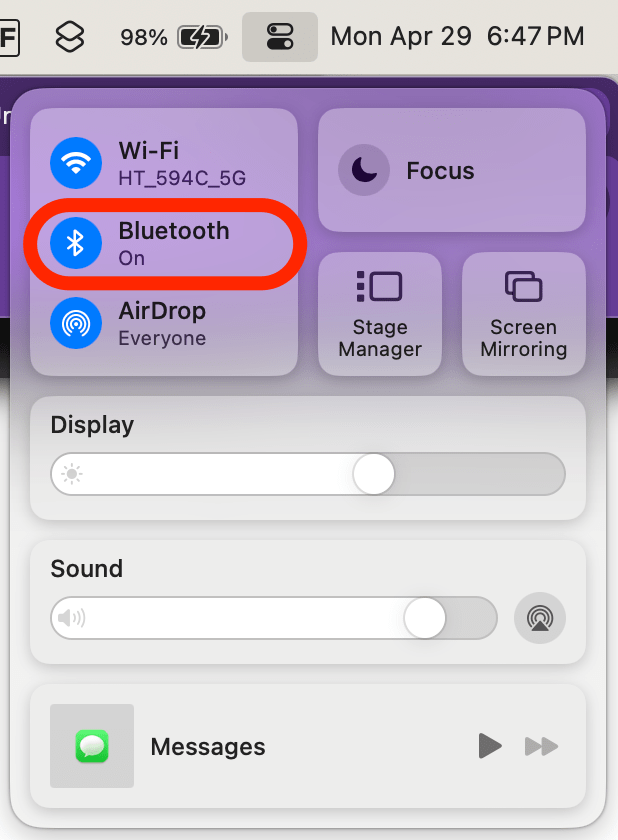 Bluetooth за Mac