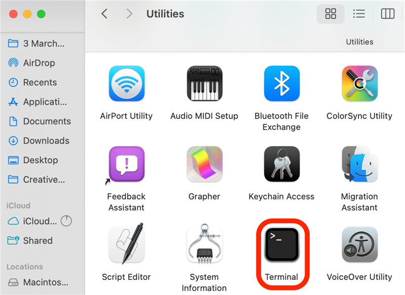 기본 터미널 앱을 사용하여 Mac의 클립보드 초기화하기.