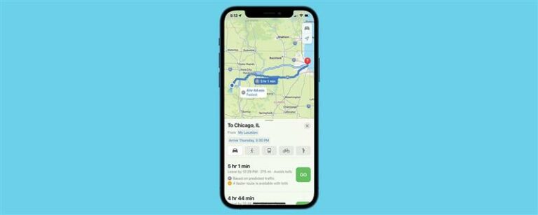 アップルマップの到着と出発時間を変更する方法（2023）