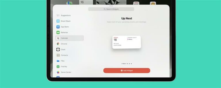 今日のiPadにウィジェットを追加する方法今日ビュー（2023）