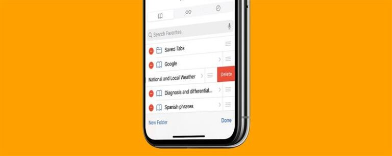 iPhoneのSafariでブックマークを削除する方法（2023）
