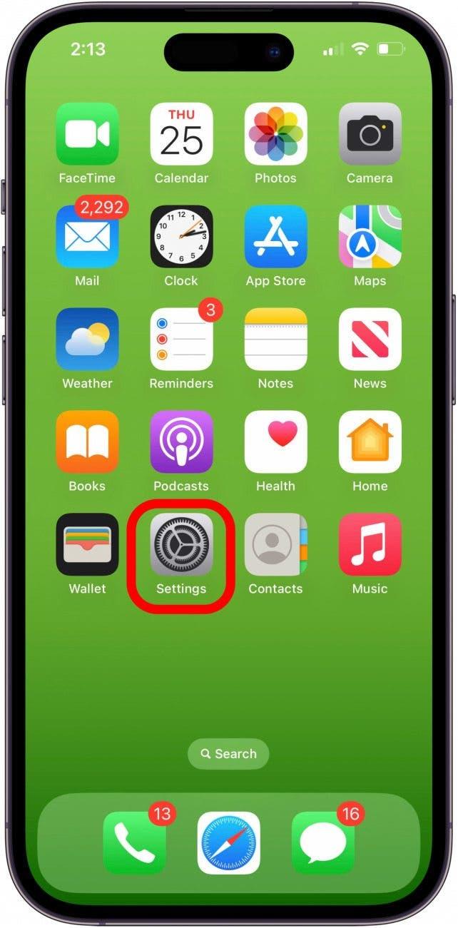 app impostazioni ipad e iphone
