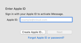 accedere nuovamente con l'ID Apple corretto