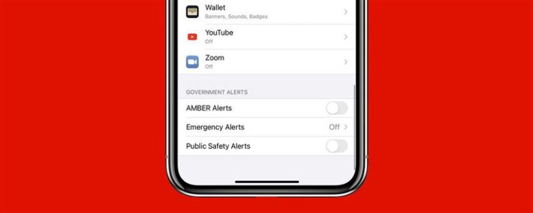 iPhoneでの緊急アラートをオフにする方法（2023）