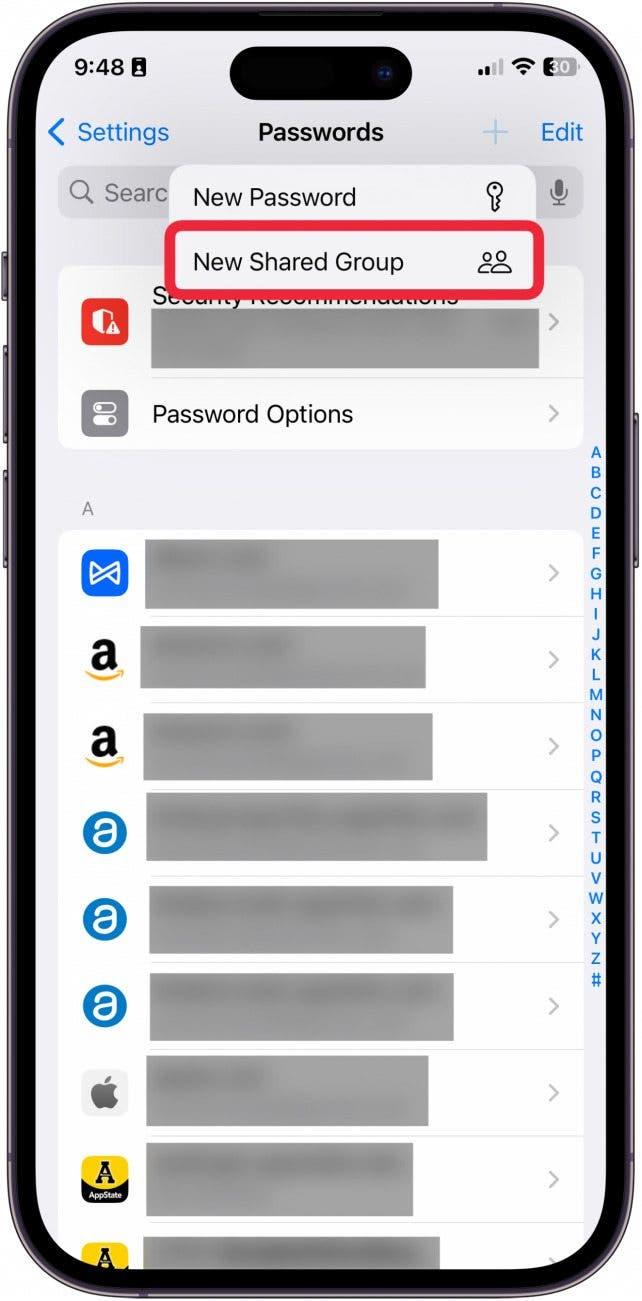 partilhar palavras-passe do iphone para o ipad