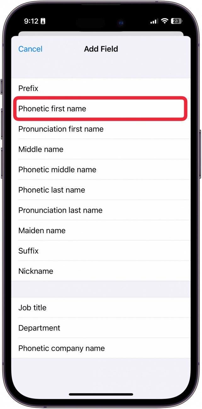 hoe verander je je bijnaam op iphone