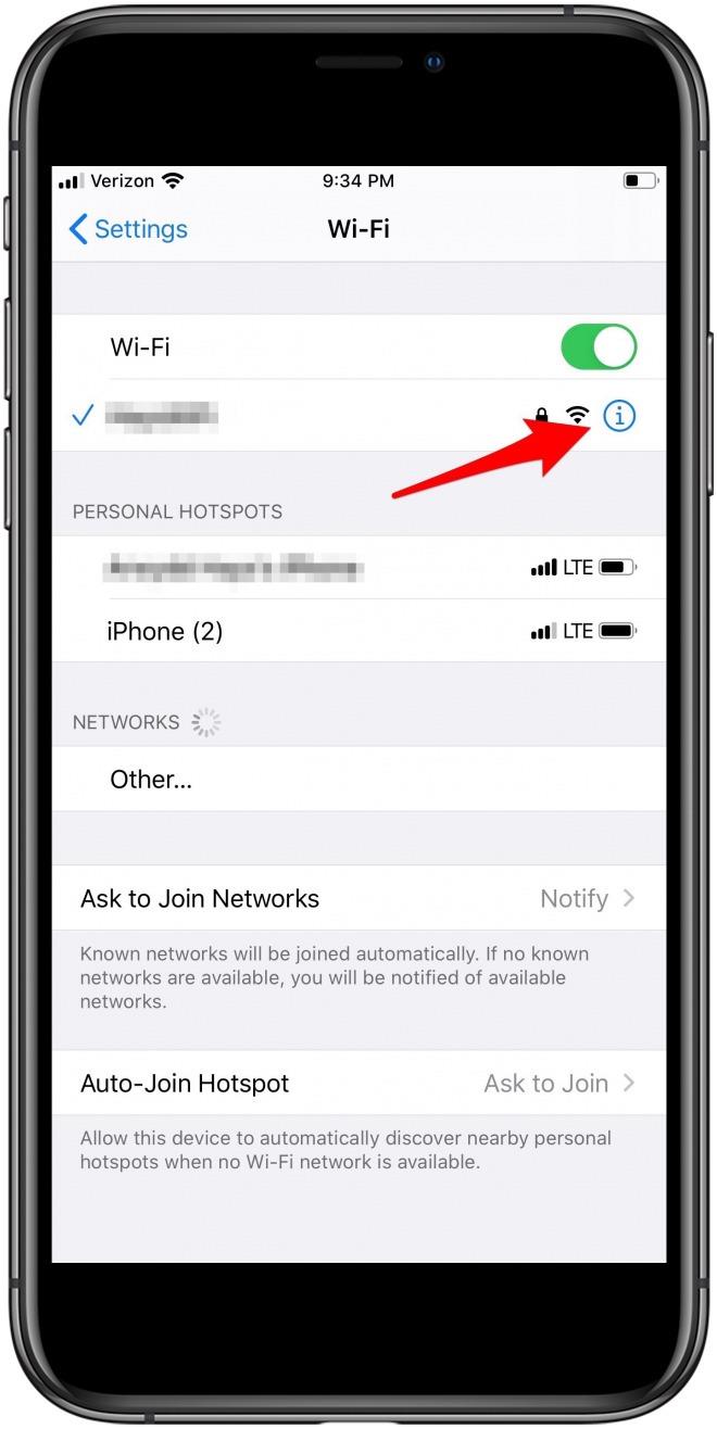 Поделиться паролем wifi iphone